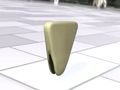 Insulators connection piece 1 - Object 75 Low-poly 3D model