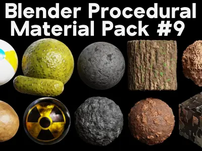 Blender Procedural Material Pack 9 Texture