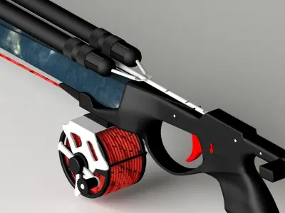 Speargun sniper rifle - sniper rifle 3D model