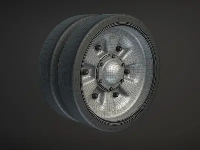 T-72 and T-90 Tank Wheels Set High-Poly 3D model