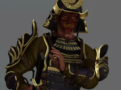 Samurai 3D print model