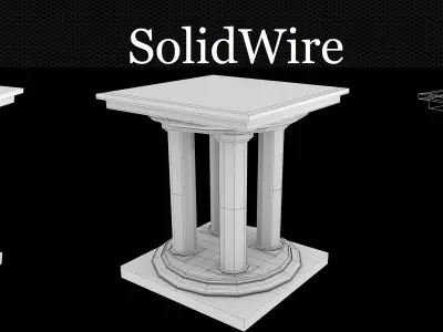 Architectural Design Lowpoly Free low-poly 3D model