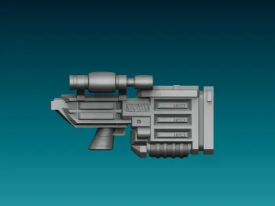 X-COM Terror From The Deep Weapons 1 3D print model