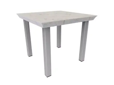 Outdoor Table Low-poly 3D model order