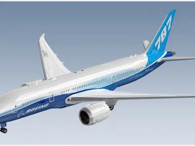Boeing 787-8 Dreamliner 3D model purchase