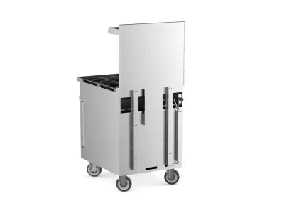 Commercial Range 24 inches Restaurant Cooking Equipment 3D model