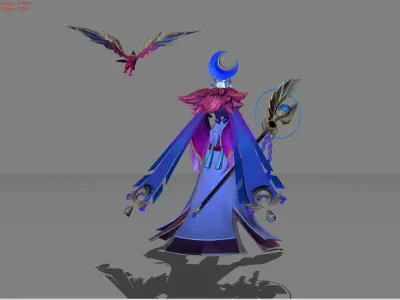 Pharsa Neon Shingetsu Low-poly 3D model