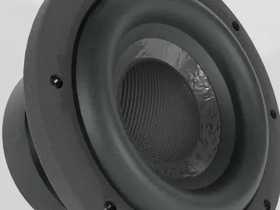 Woofer Speaker Clean 01 - Blender 3d 3D model