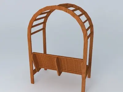 Arbor Bench Free 3D model