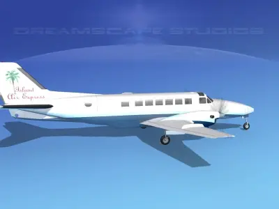 Beechcraft B99 Island Air 3D model