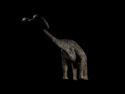 Ankylosaurs dinosaur Low-poly 3D model