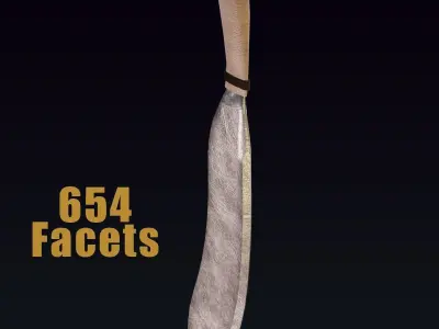 Mini pack medieval weapon LowPoly Low-poly 3D model