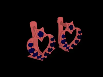 Women Earrings jcd Jewelcad Detail Bulk Collection 3dm Earring 3D print model