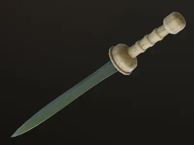Gladiator Sword Low-poly 3D model