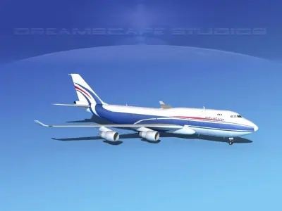 Boeing 747-400 AirFast Cargo 3D model