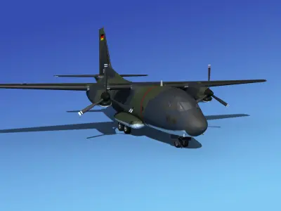 Alenia C-27A Spartan Luftwaffe 3D model