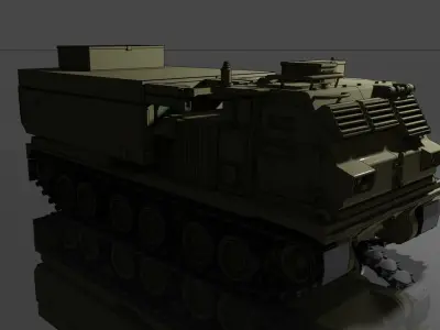 M270 MLRS 3D model - Ready to print 3D print model