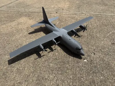 C-130J 3D print model