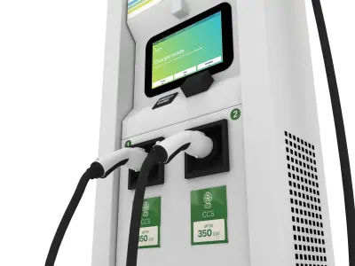  Vehicle Charging Pump Station EV 01 3D model