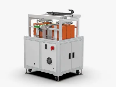 Automatic Lithium Battery Loading and Unloading Machine 3D model