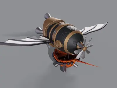Battle blimp 3D model