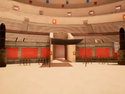 Fight arena - Colosseum 3D model