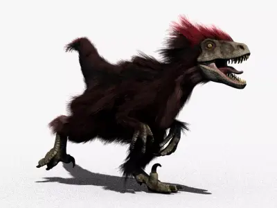 Raptor in Maya 3D model