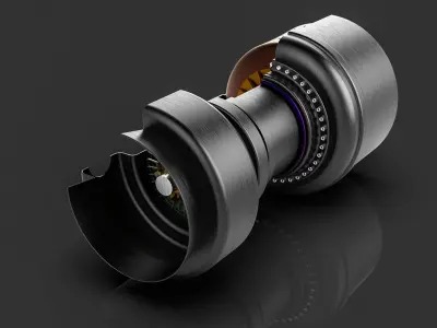 turbo turbine 3D model