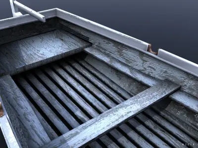 9m CUTTER Low-poly 3D model