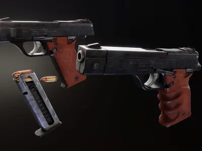 Benelli MP3 B76 series Low-poly 3D model