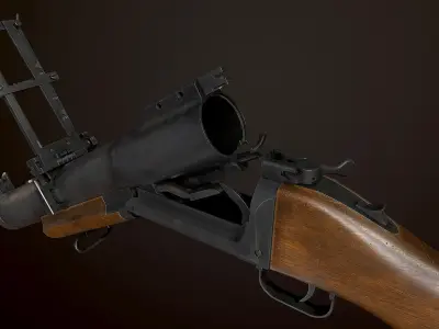 M79 grenade launcher 3D model