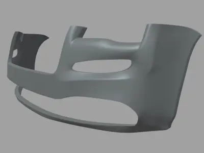 Front Bumper Car 03 Low-poly 3D model