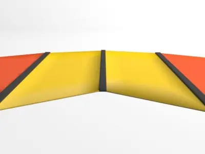 Swallow Kite 3D model