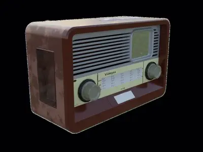 Videyas AM FM Radio Low-poly 3D model