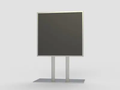 Glossy Display Stand 3D model