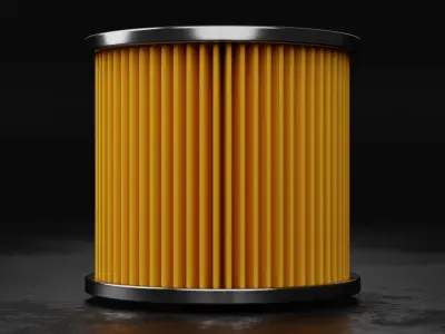 Car Filter Type D 3D model