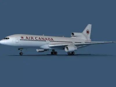 Lockheed L-1011-50  Air Canada 4 3D model