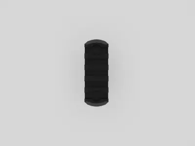  M-LOK Picatinny Mount - 2 inch Free low-poly 3D model