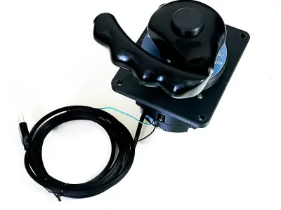 Nosewheel Tiller Steering Airbus Complete 3D print model