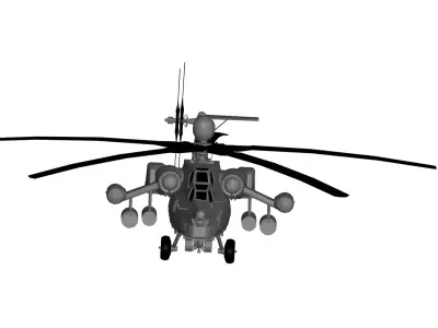 Mil Mi-28 3D model