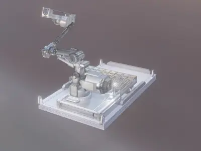 Robot Launcher Unit 3D model