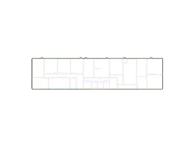 Simple Exterior Sketch by Interior - 4001-4500 SF - Xactimate 3D model