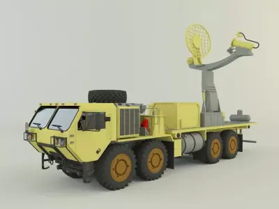 Assy hemtt A4 with radar 2 3D model