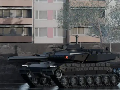 tank TO1 120 mm 3D model