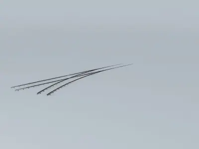 Eco Rail Dirty Yard Left Point Old Steam Days Free 3D model