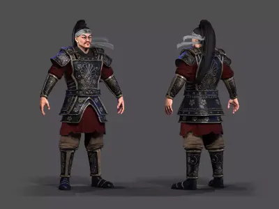 Ninja roman soldier 3D model