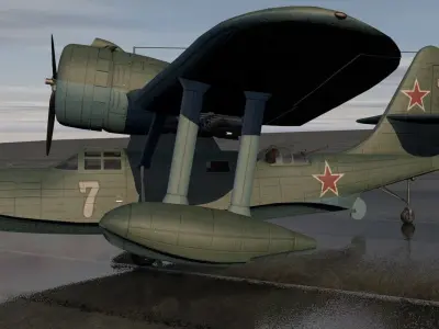 Beriev Be-4 or KOR-2 3D model