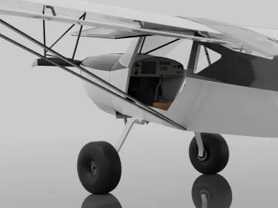 Kitfox Series 5 Low-poly 3D model