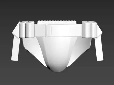 Star Wars The Rise of Skywalker Jet Trooper Belt Cod Posterior 3D print model