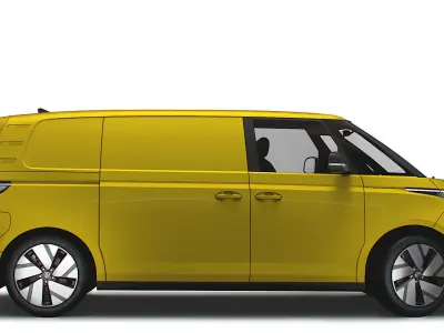 VW ID Buzz Cargo LWB 2RD 2023 3D model